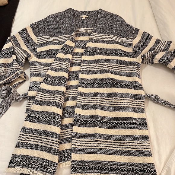 Eileen Fisher 3/4 Open Front Jacket - Picture 4 of 7